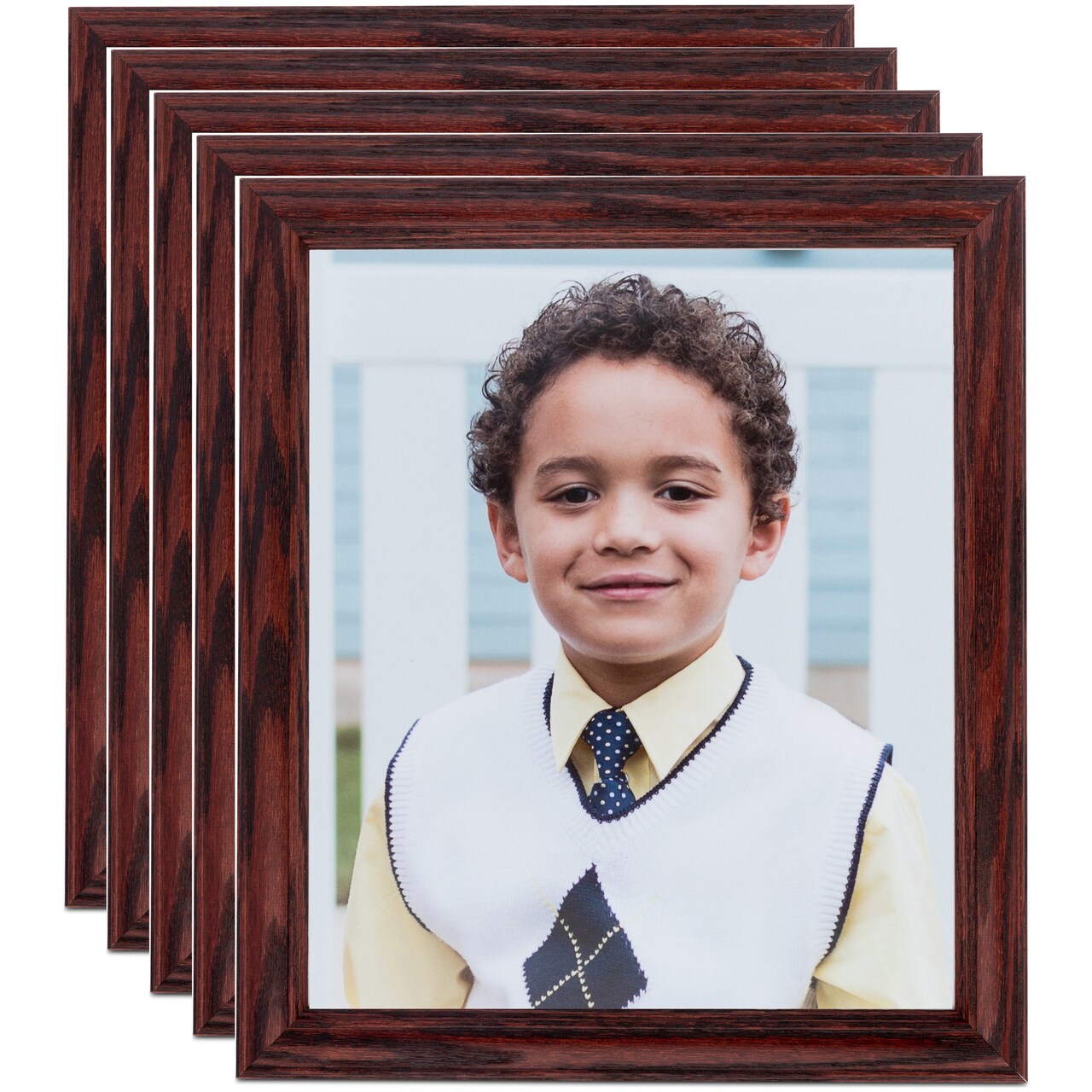 ArtToFrames 8x12 Inch Traditional Picture Frame, Multi Pack, Comes with Regular Glass (WOMPack-8-8x12)